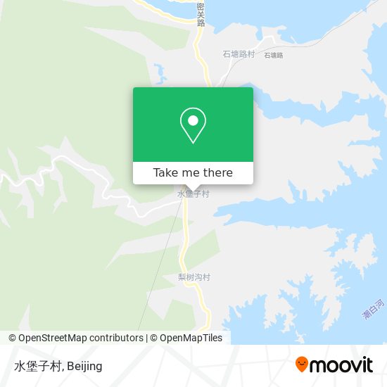 水堡子村 map