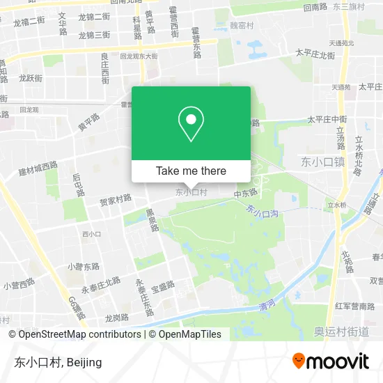 东小口村 map