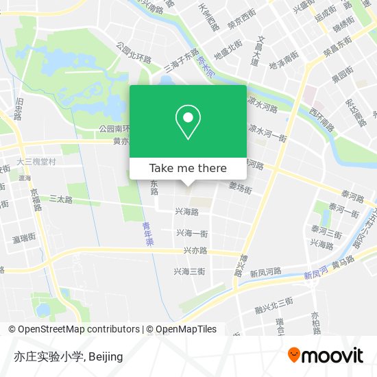 亦庄实验小学 map