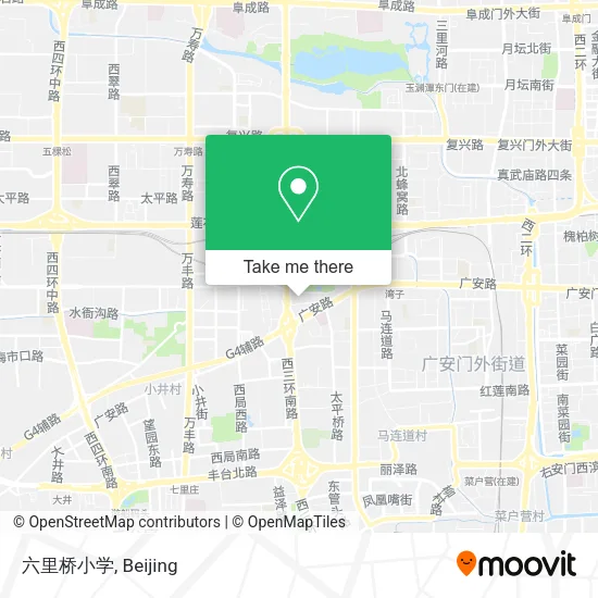 六里桥小学 map