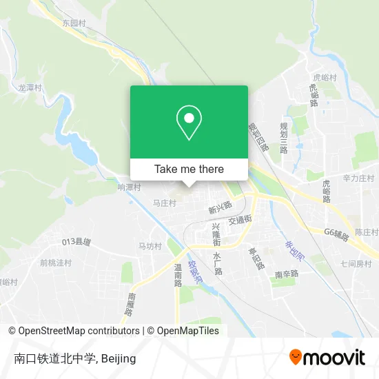 南口铁道北中学 map