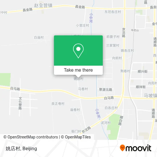 姚店村 map