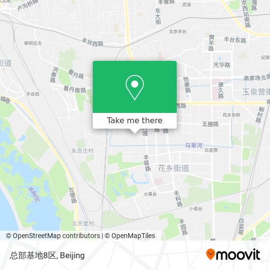 总部基地8区 map