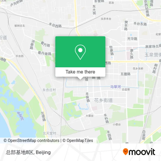 总部基地8区 map