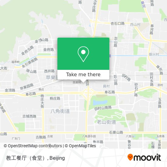 教工餐厅（食堂） map