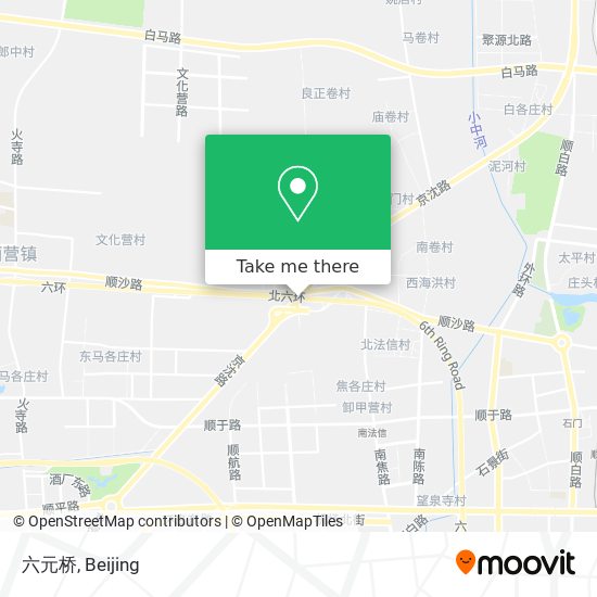 六元桥 map