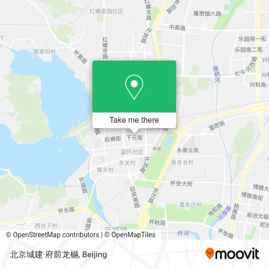 北京城建·府前龙樾 map
