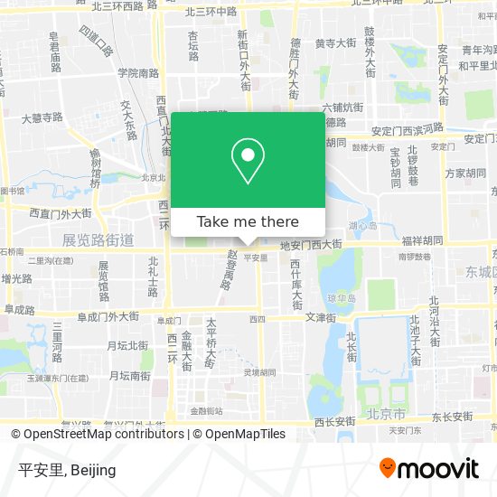 平安里 map
