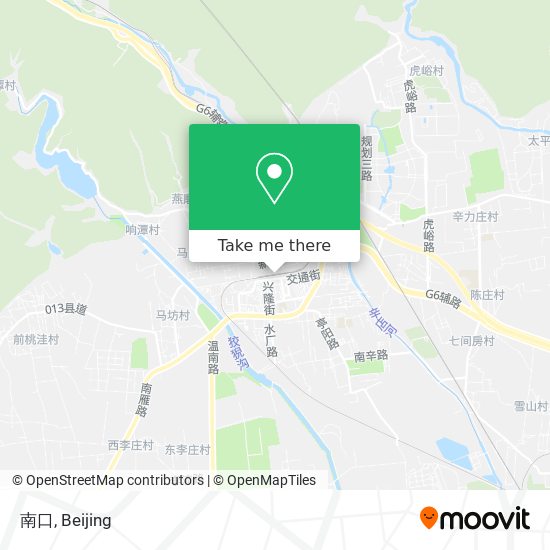 南口 map