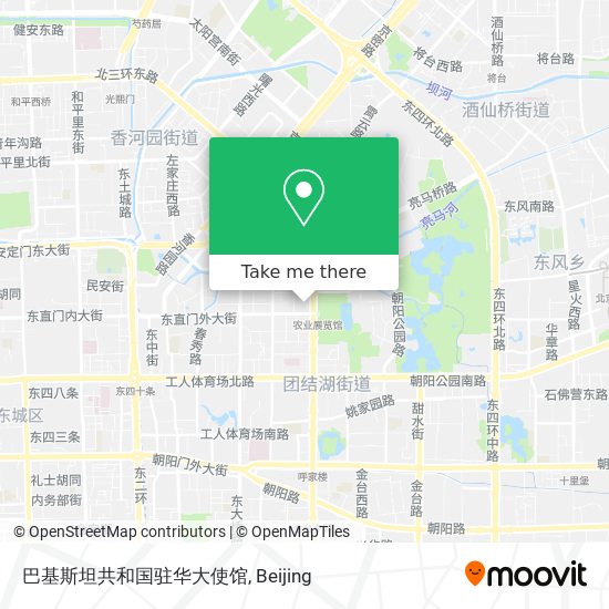 巴基斯坦共和国驻华大使馆 map