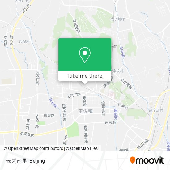 云岗南里 map