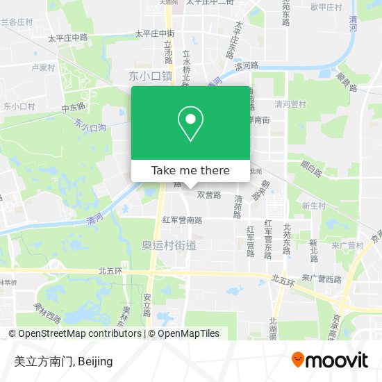 美立方南门 map