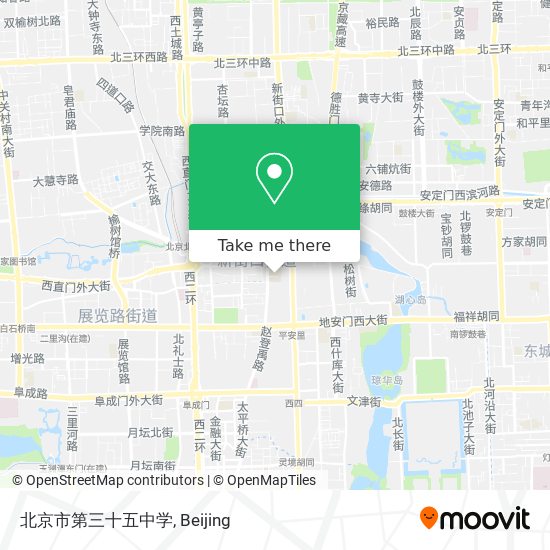北京市第三十五中学 map