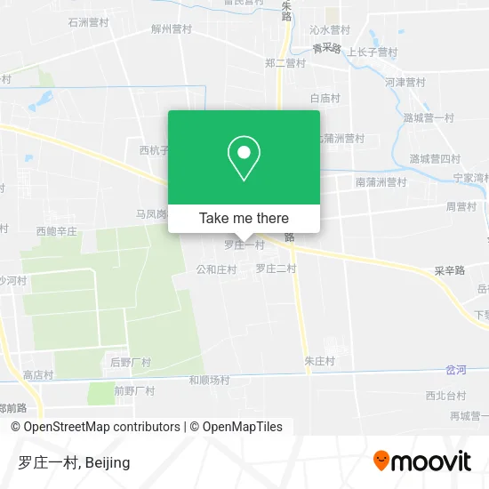 罗庄一村 map