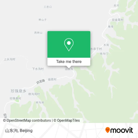 山东沟 map