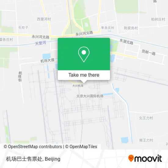 机场巴士售票处 map