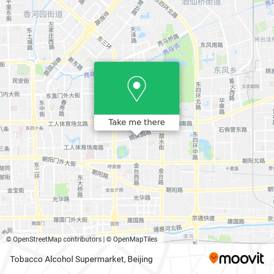 Tobacco Alcohol Supermarket map