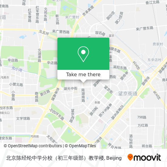 北京陈经纶中学分校（初三年级部）教学楼 map