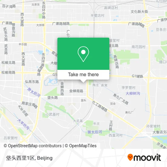 垡头西里1区 map