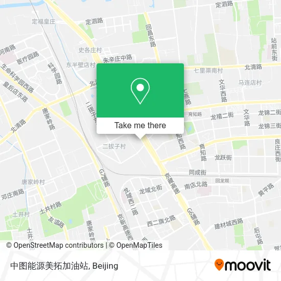 中图能源美拓加油站 map