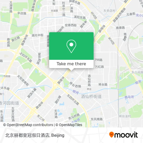 北京丽都皇冠假日酒店 map