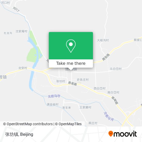张坊镇 map