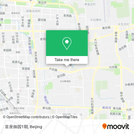 首座御园1期 map
