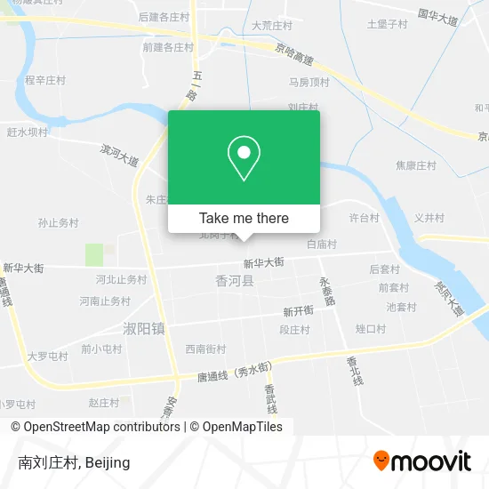 南刘庄村 map