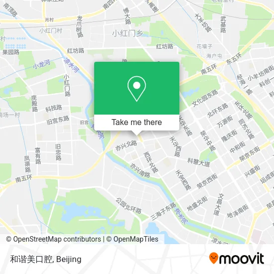 和谐美口腔 map