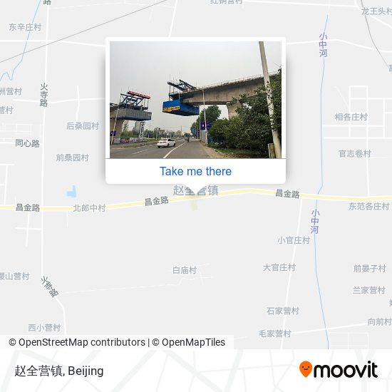 赵全营镇 map