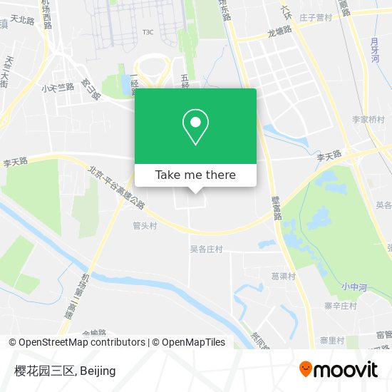 樱花园三区 map
