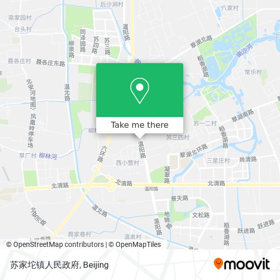 苏家坨镇人民政府 map