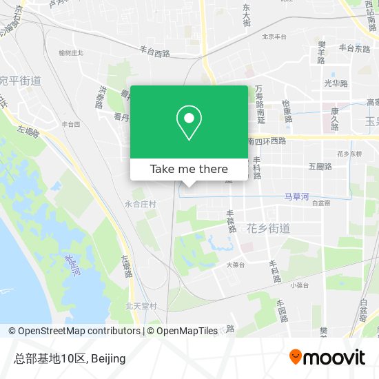 总部基地10区 map