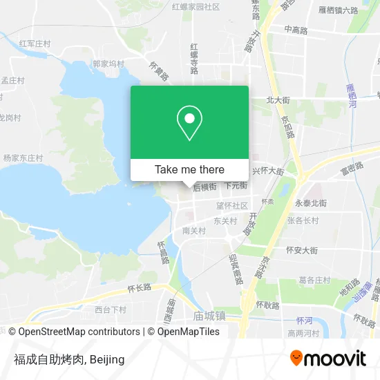 福成自助烤肉 map