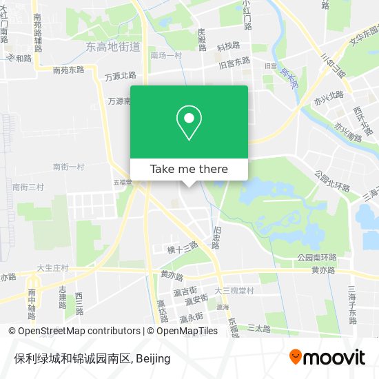 保利绿城和锦诚园南区 map
