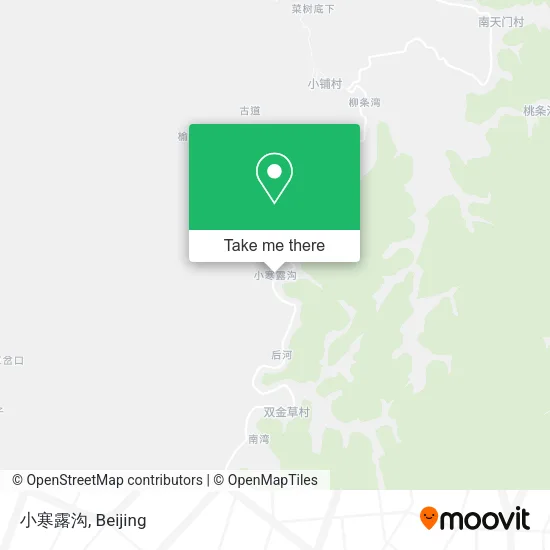 小寒露沟 map