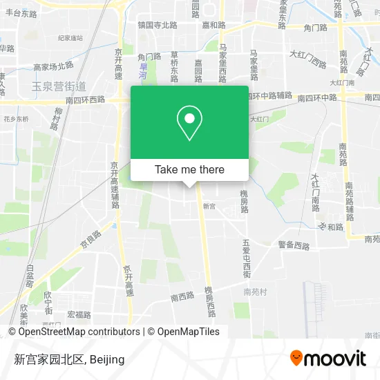 新宫家园北区 map