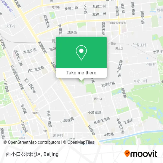 西小口公园北区 map