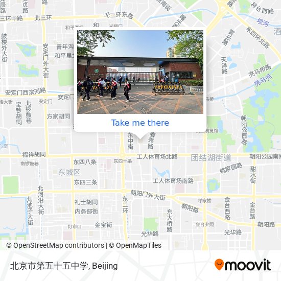 北京市第五十五中学 map