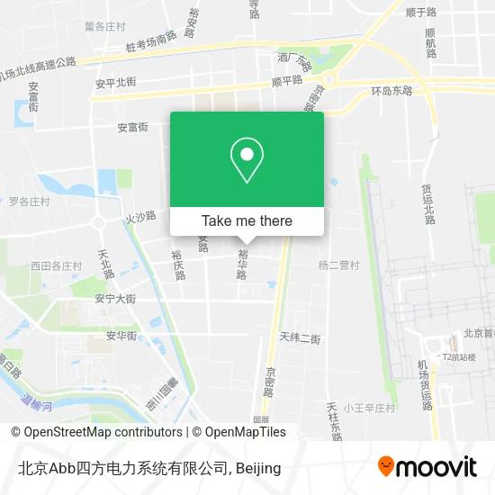 北京Abb四方电力系统有限公司 map