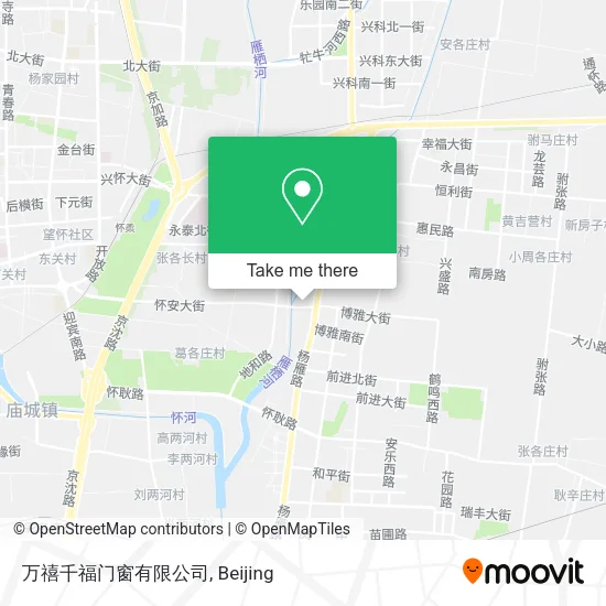 万禧千福门窗有限公司 map