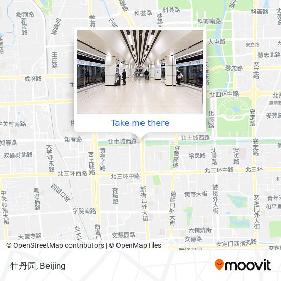 牡丹园 map
