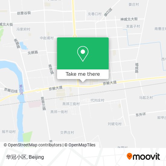 华冠小区 map