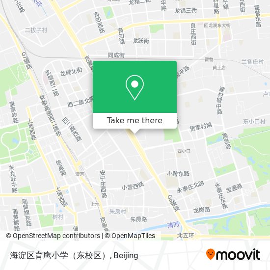 海淀区育鹰小学（东校区） map