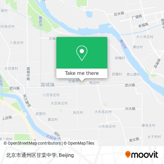 北京市通州区甘棠中学 map
