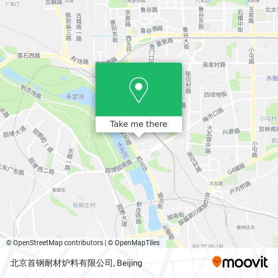 北京首钢耐材炉料有限公司 map