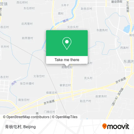 青杨屯村 map
