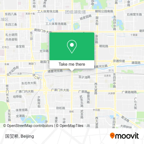 国贸桥 map