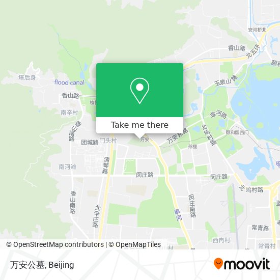 万安公墓 map