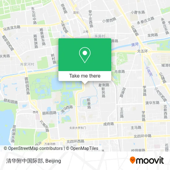 清华附中国际部 map